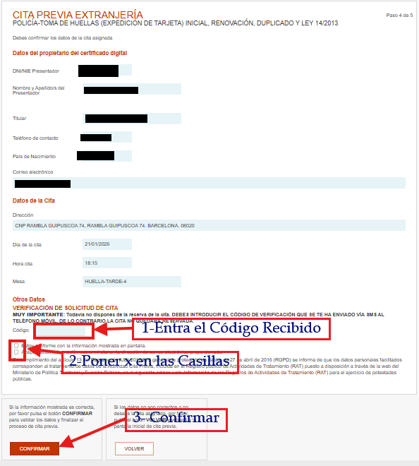 Paso 12: Comprobante final